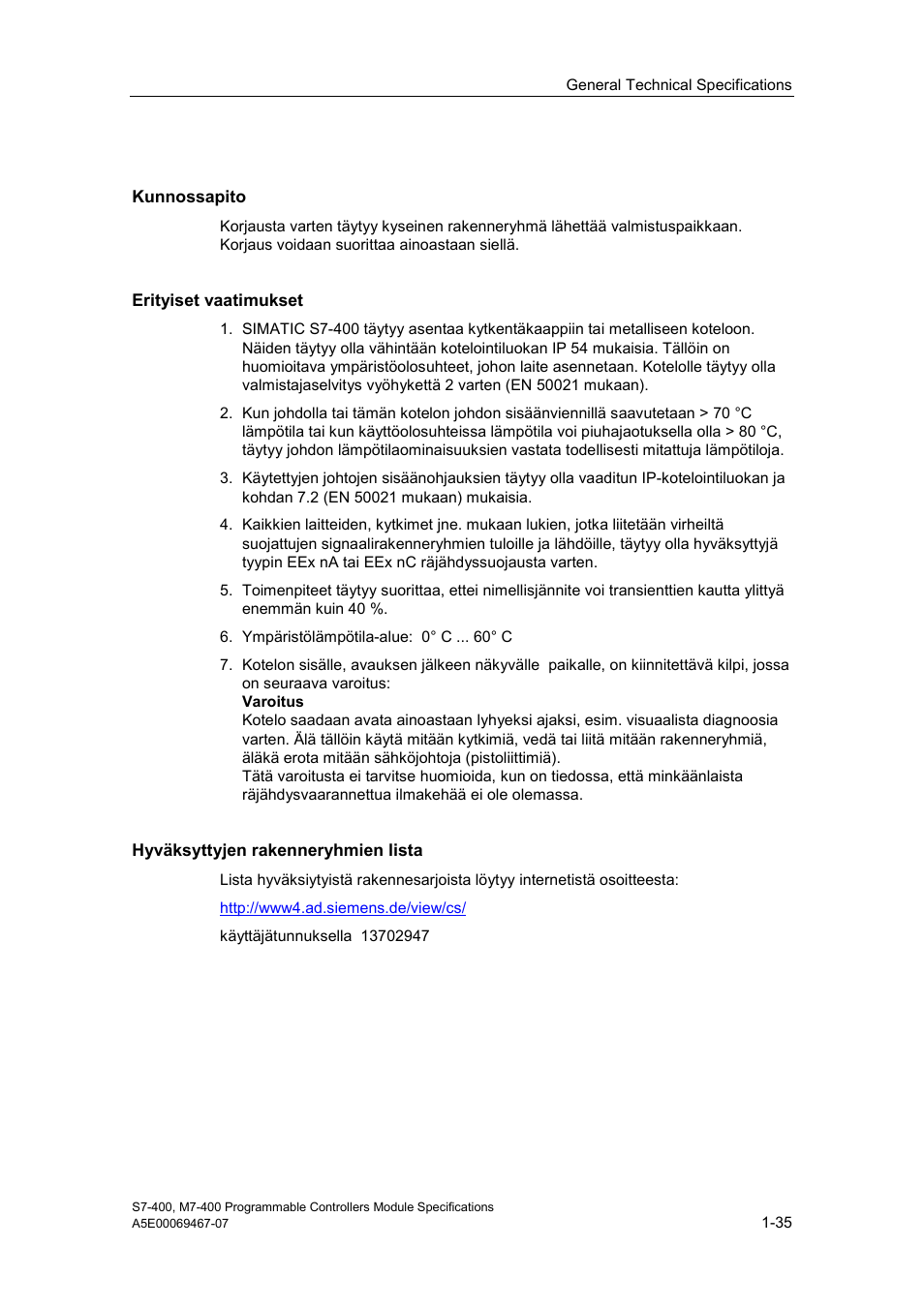 Siemens Simatic S7-400 User Manual | Page 63 / 638