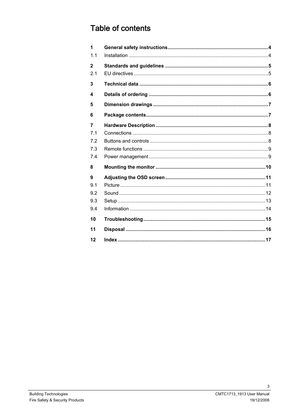 Siemens CMTC1913 User Manual | Page 3 / 18