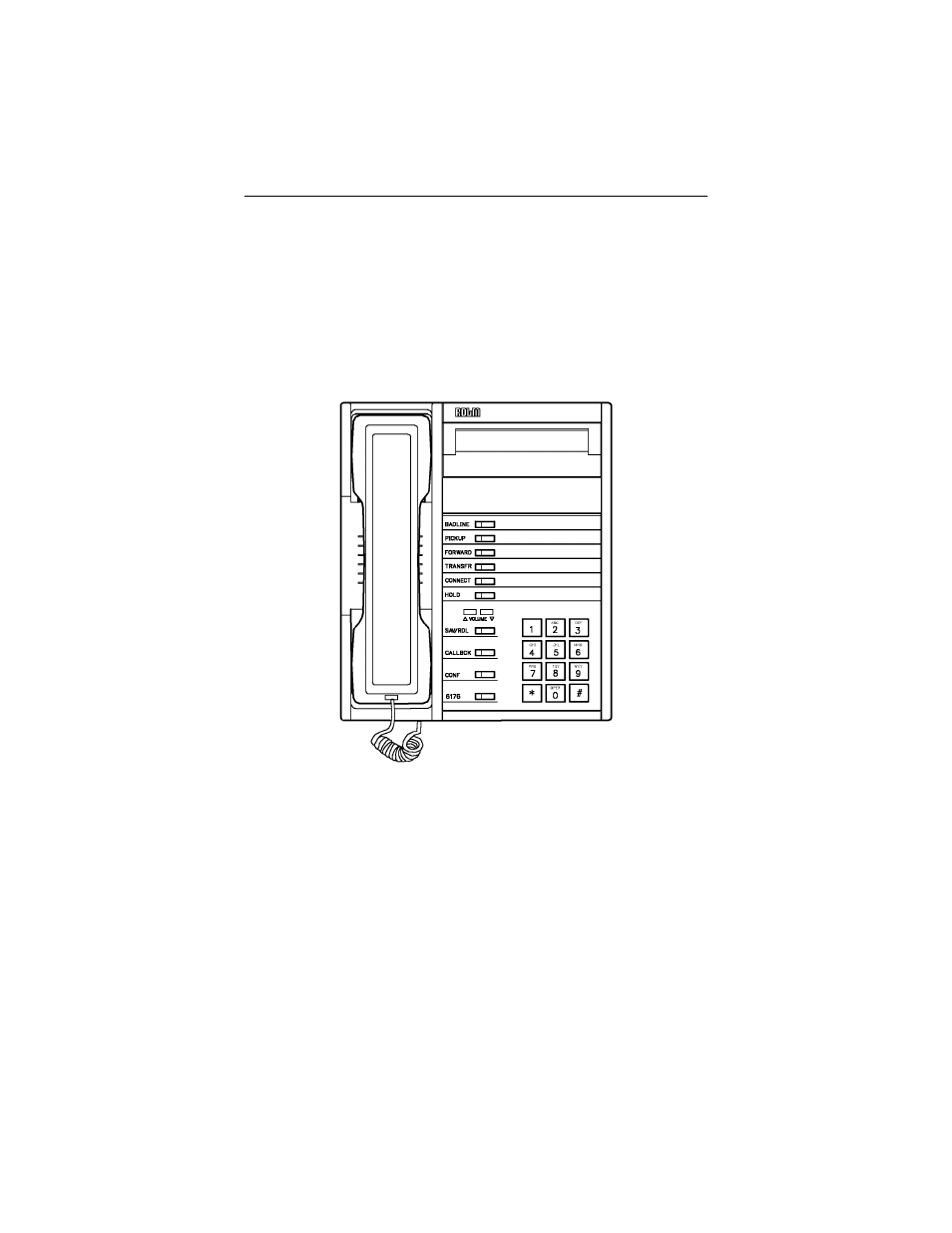 Rolmphone 300 series telephone, Figure 1–2. rolmphone 312l telephone, Rolmphone 300 series telephone –4 | Siemens 600 Series User Manual | Page 18 / 197