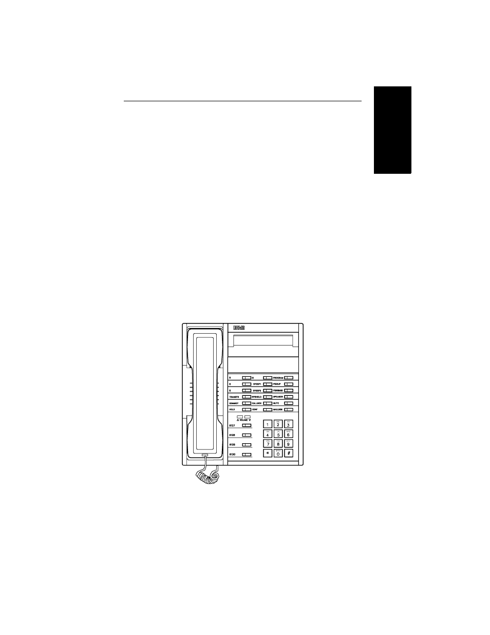 Rolmphone 600 series telephone, Figure 1–3. rolmphone 624sl telephone, Rolmphone 600 series telephone –5 | Siemens 600 Series User Manual | Page 19 / 197