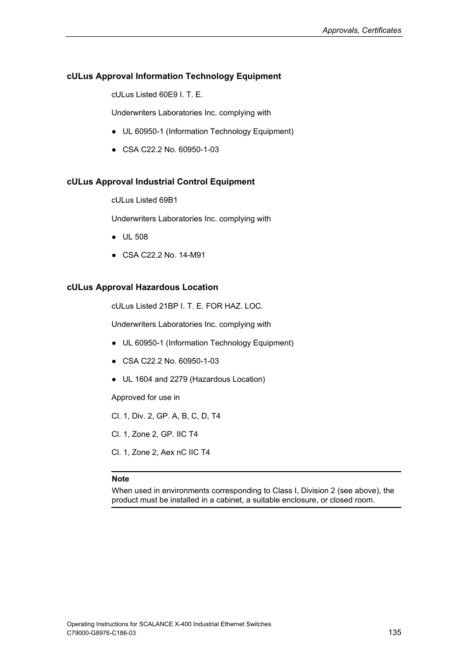 Siemens X-400 User Manual | Page 135 / 148