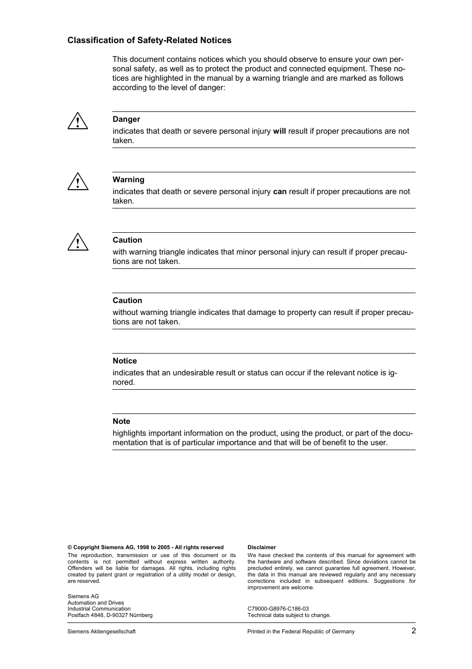Siemens X-400 User Manual | Page 2 / 148