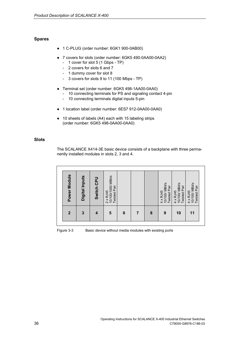 Siemens X-400 User Manual | Page 36 / 148