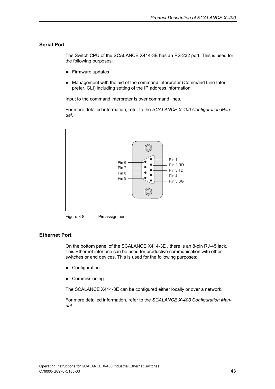 Siemens X-400 User Manual | Page 43 / 148