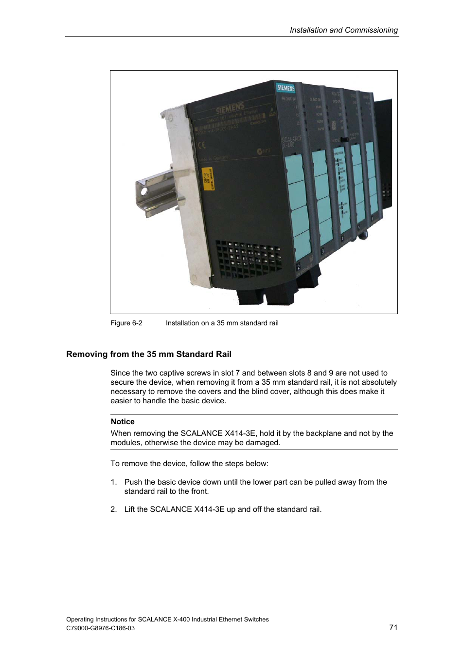 Siemens X-400 User Manual | Page 71 / 148