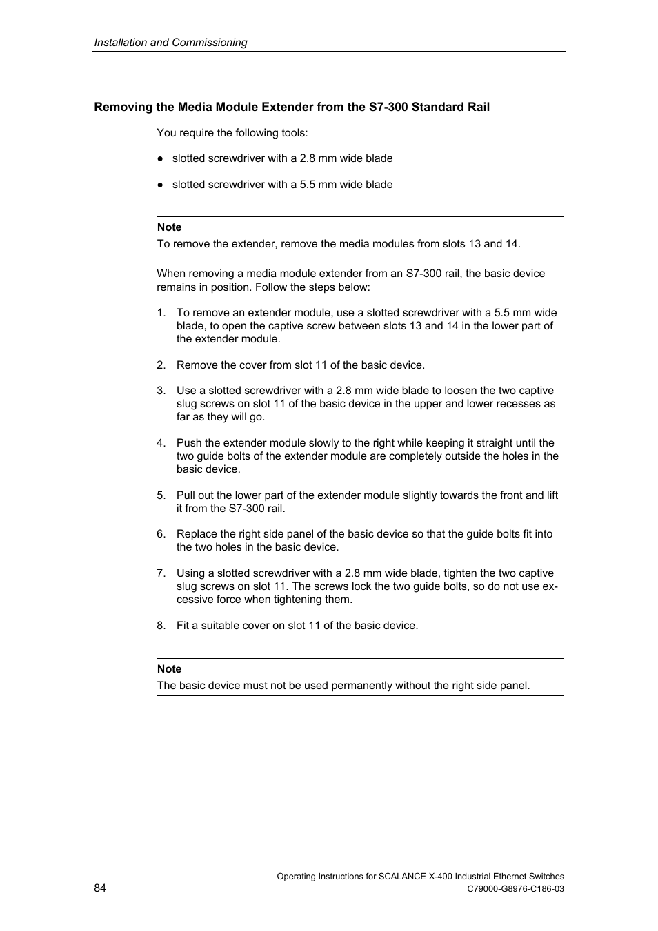 Siemens X-400 User Manual | Page 84 / 148