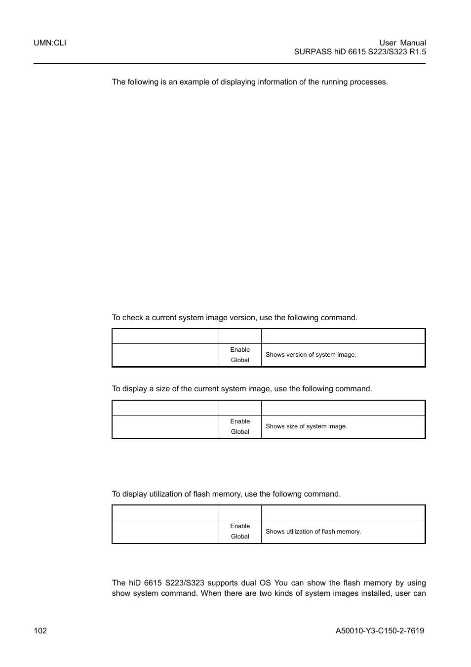 13 displaying system image, 14 displaying installed os, 15 default os | Displaying system image, Displaying installed os, Default os | Siemens S223 User Manual | Page 102 / 381