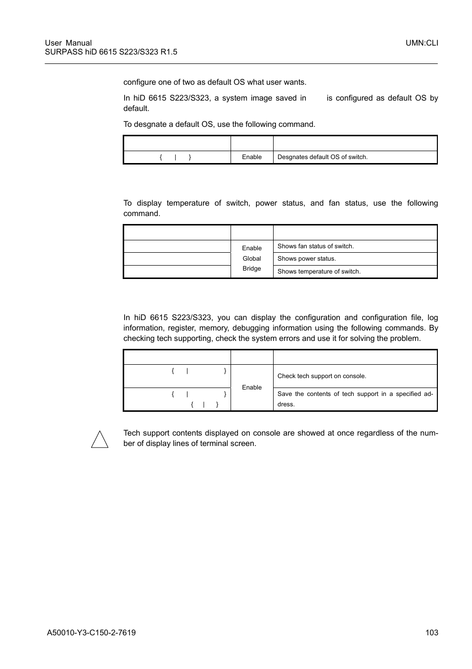 16 switch status, 17 tech support, Switch status | Tech support | Siemens S223 User Manual | Page 103 / 381