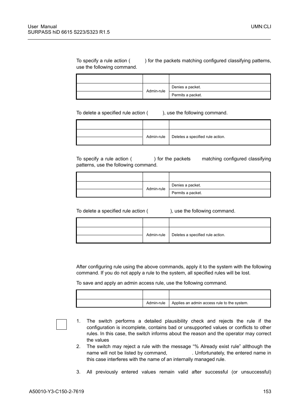 4 rule action, 5 applying rule, 4 rule action 7.6.4.5 applying rule | Siemens S223 User Manual | Page 153 / 381