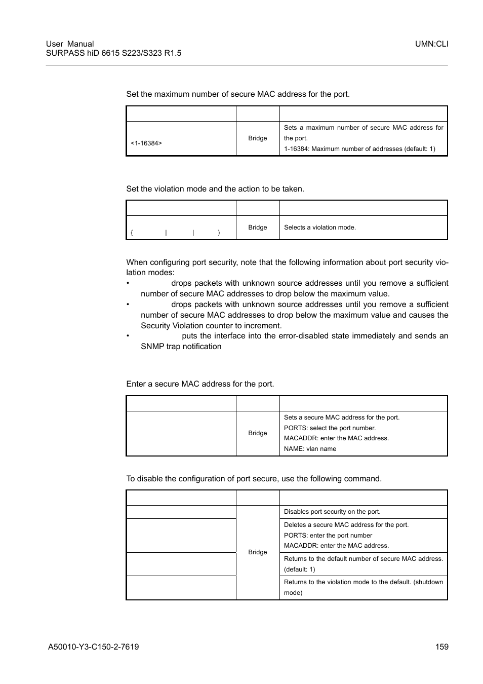 Siemens S223 User Manual | Page 159 / 381