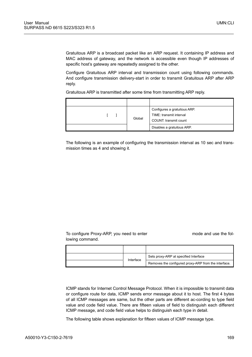 4 gratuitous arp, 5 proxy-arp, 14 icmp message control | Gratuitous arp, Proxy-arp, Icmp message control | Siemens S223 User Manual | Page 169 / 381