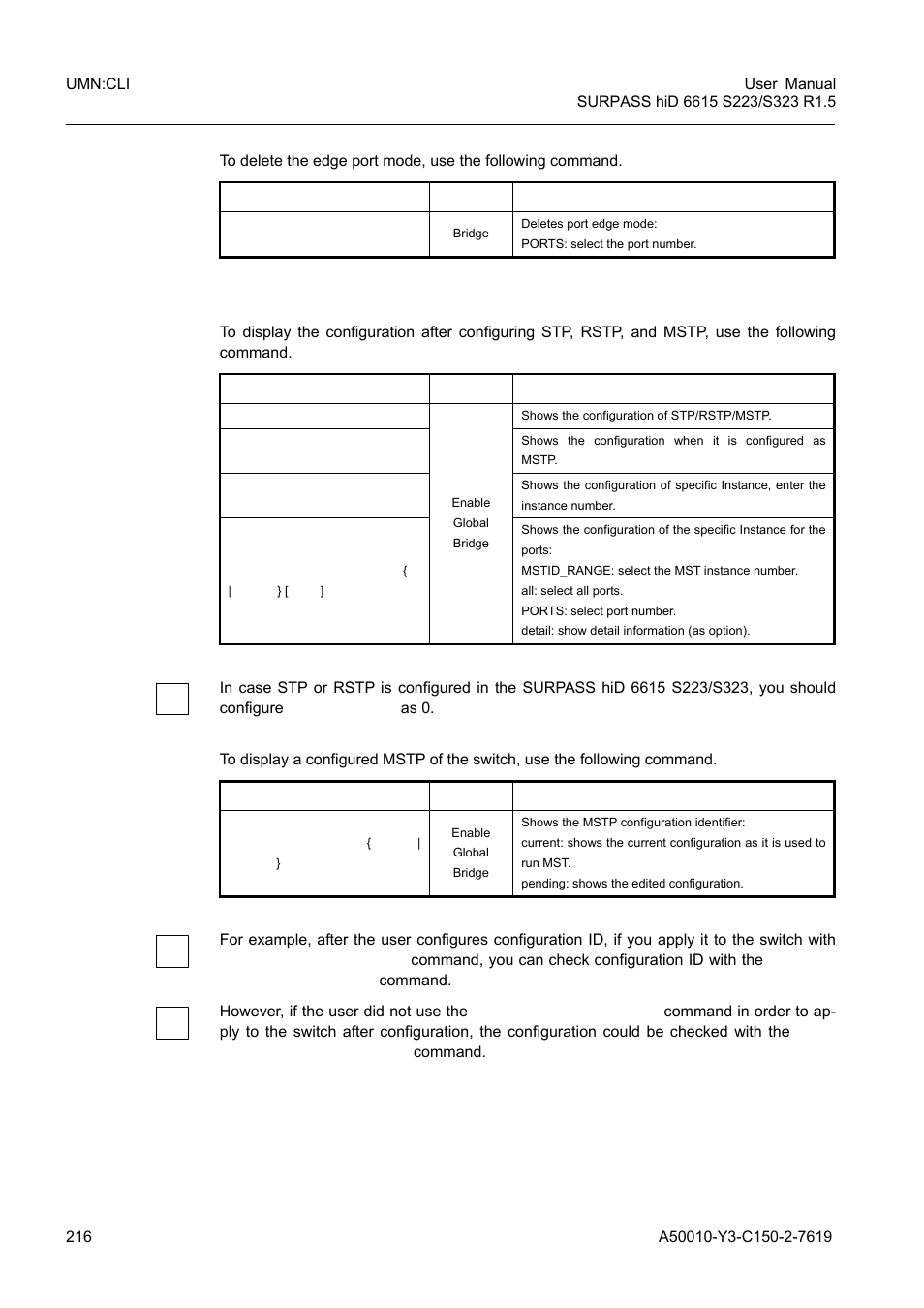 9 displaying configuration, Ii i i | Siemens S223 User Manual | Page 216 / 381