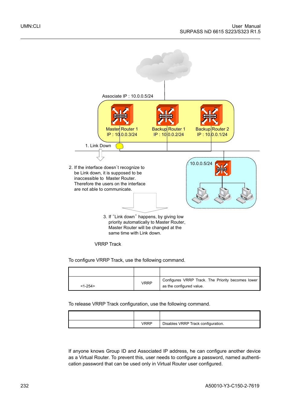 5 authentication password, Fig. 8.29, Vrrp track | Internet | Siemens S223 User Manual | Page 232 / 381