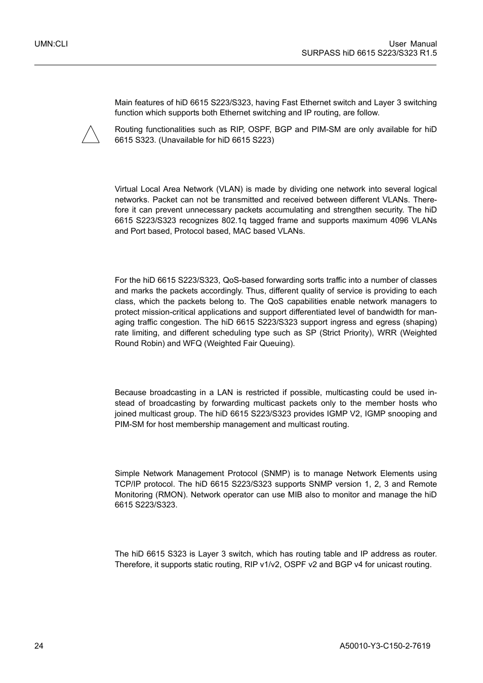 1 system features, System features | Siemens S223 User Manual | Page 24 / 381