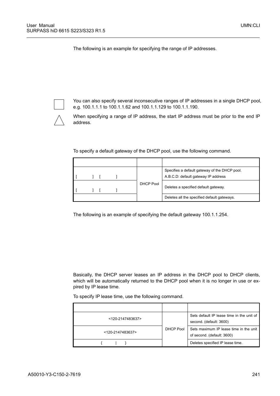 4 default gateway, 5 ip lease time, 4 default gateway 8.8.1.5 ip lease time | Default gateway, Ip lease time | Siemens S223 User Manual | Page 241 / 381
