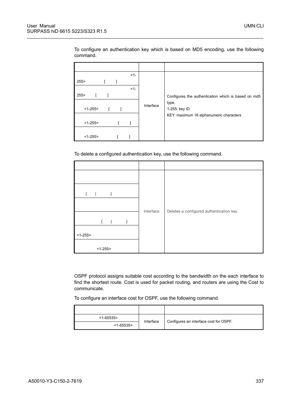 3 interface cost | Siemens S223 User Manual | Page 337 / 381