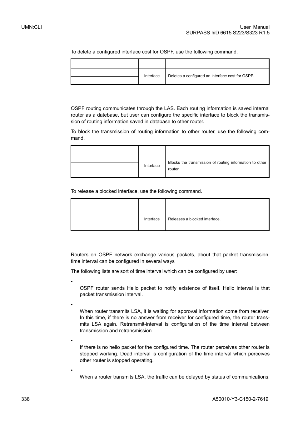 5 routing protocol interval | Siemens S223 User Manual | Page 338 / 381