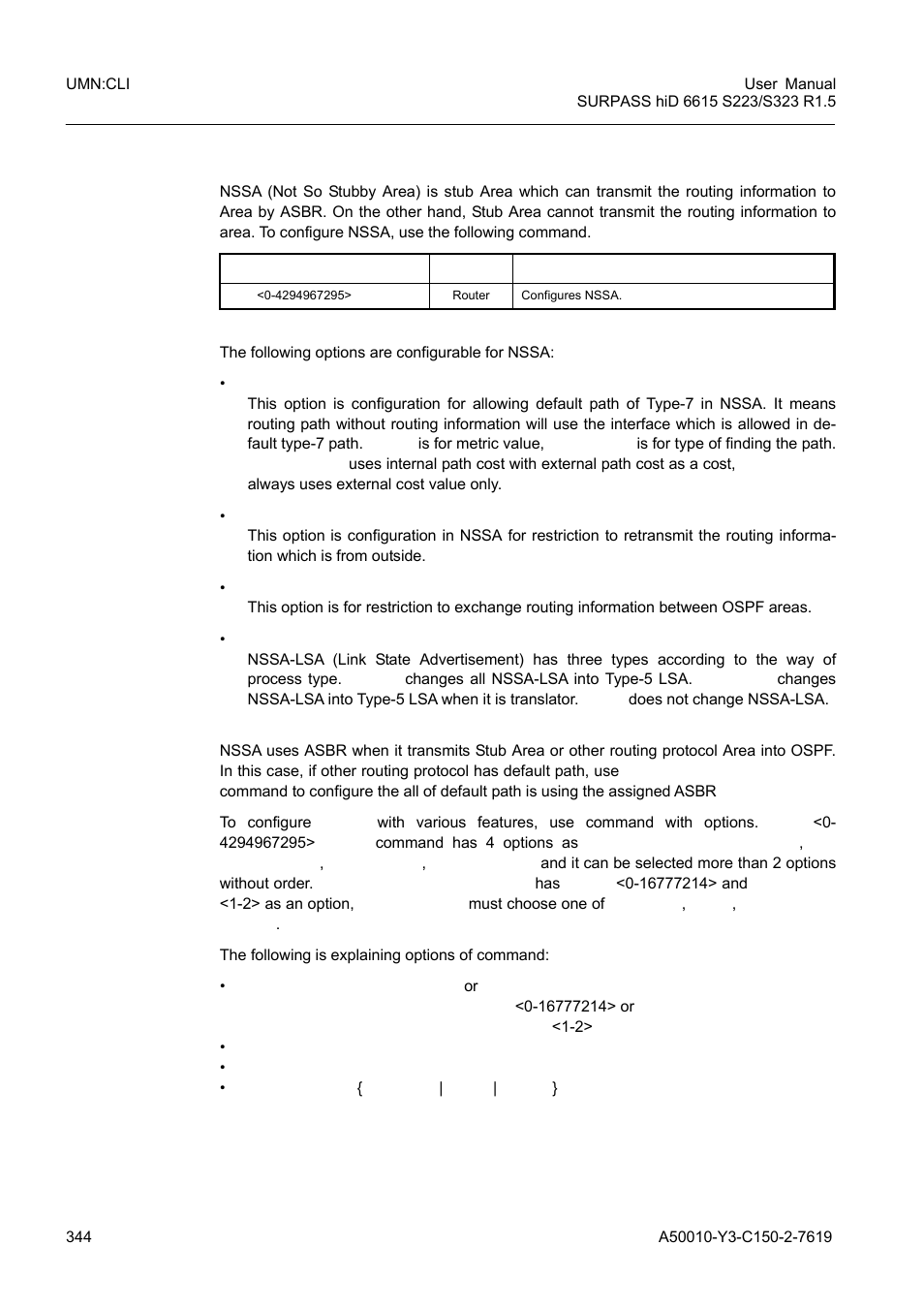 4 not so stubby area (nssa) | Siemens S223 User Manual | Page 344 / 381