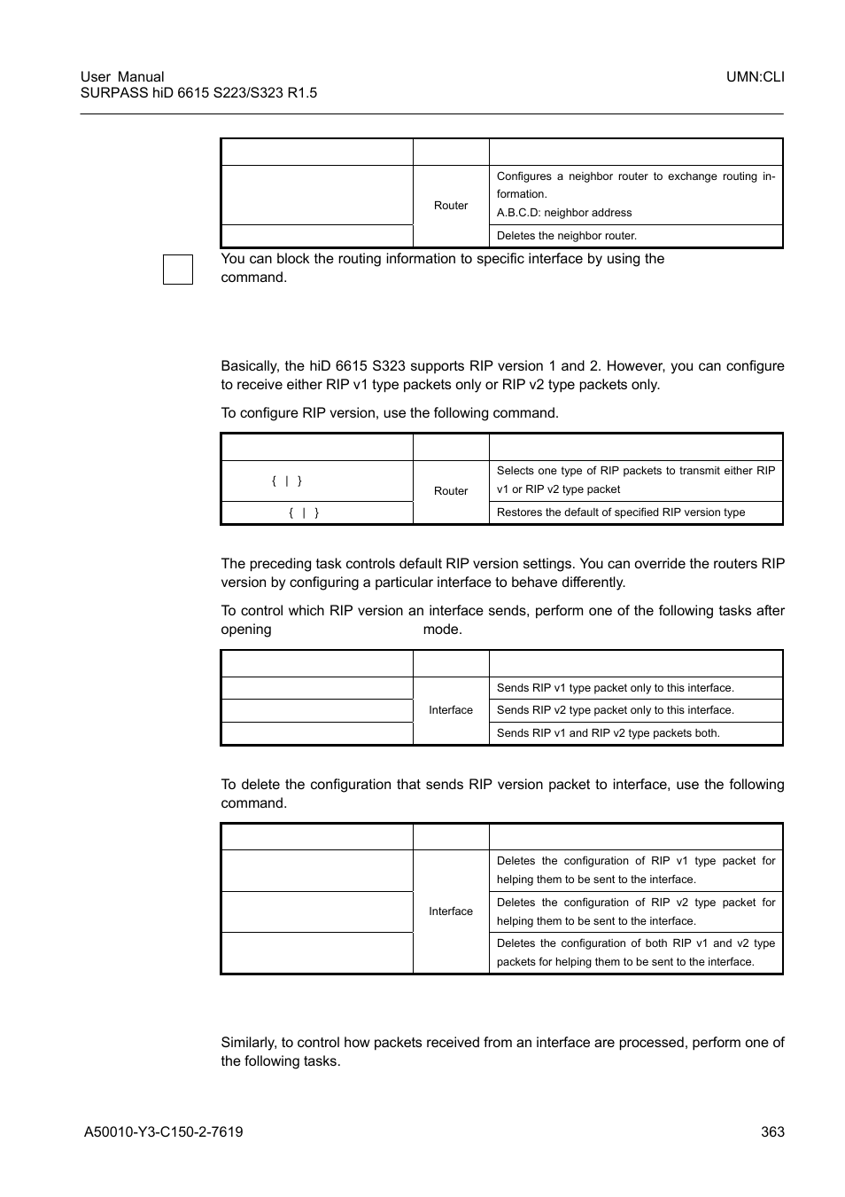 3 rip version, Rip version | Siemens S223 User Manual | Page 363 / 381