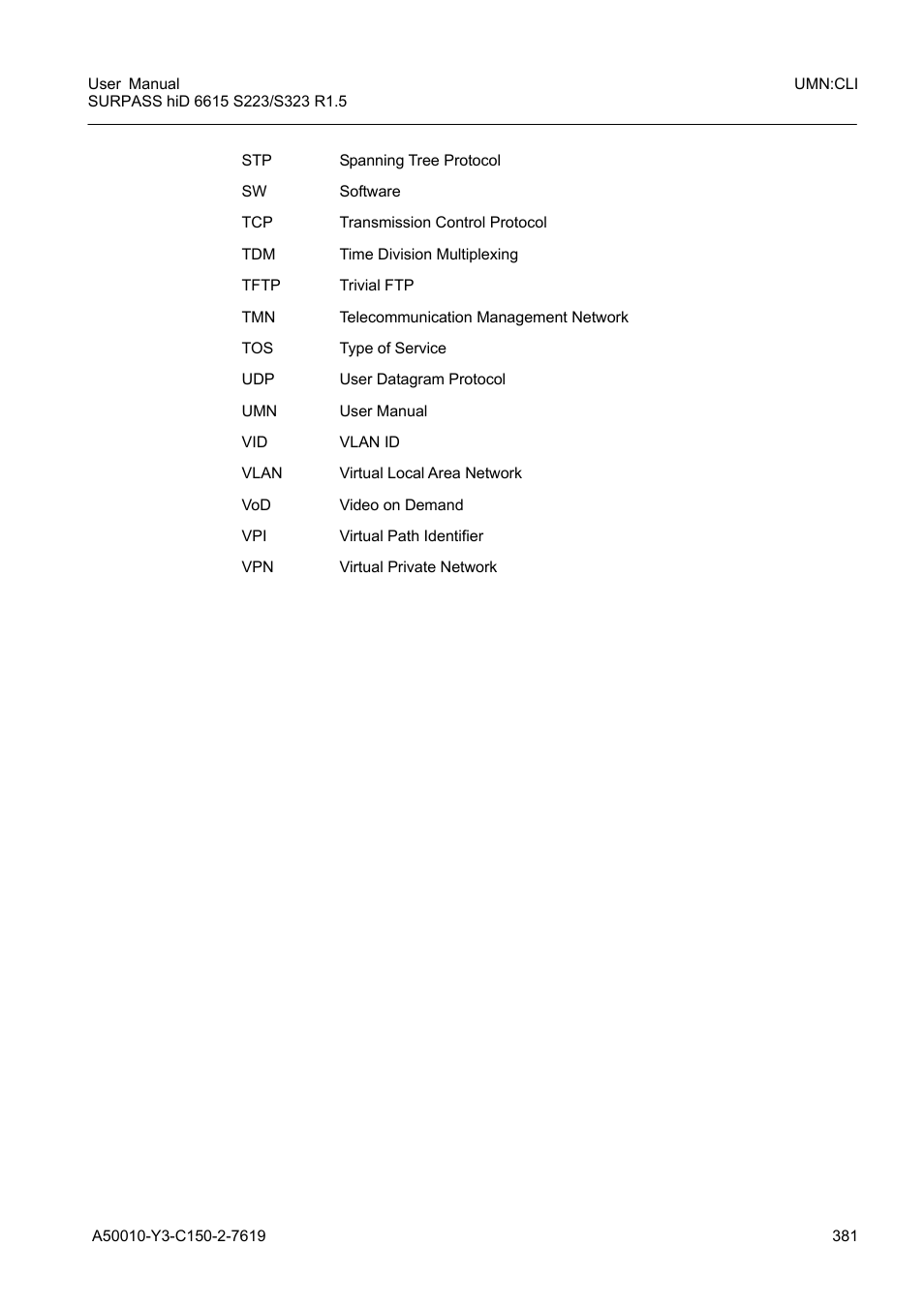 Siemens S223 User Manual | Page 381 / 381