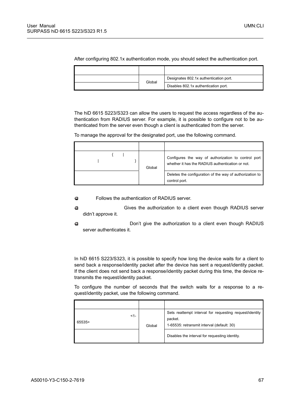 4 authentication port, 5 force authorization | Siemens S223 User Manual | Page 67 / 381