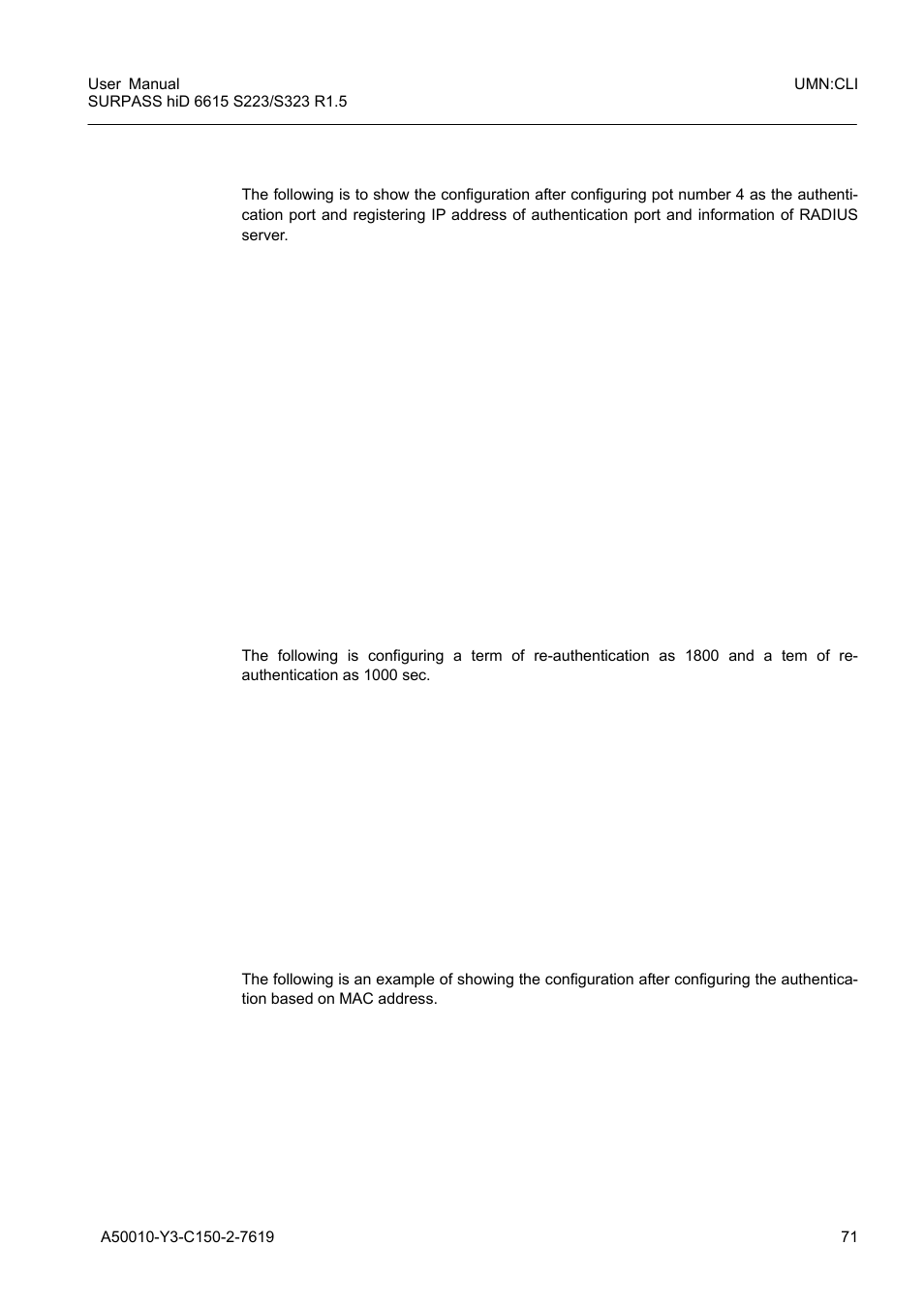 7 sample configuration, Sample configuration | Siemens S223 User Manual | Page 71 / 381