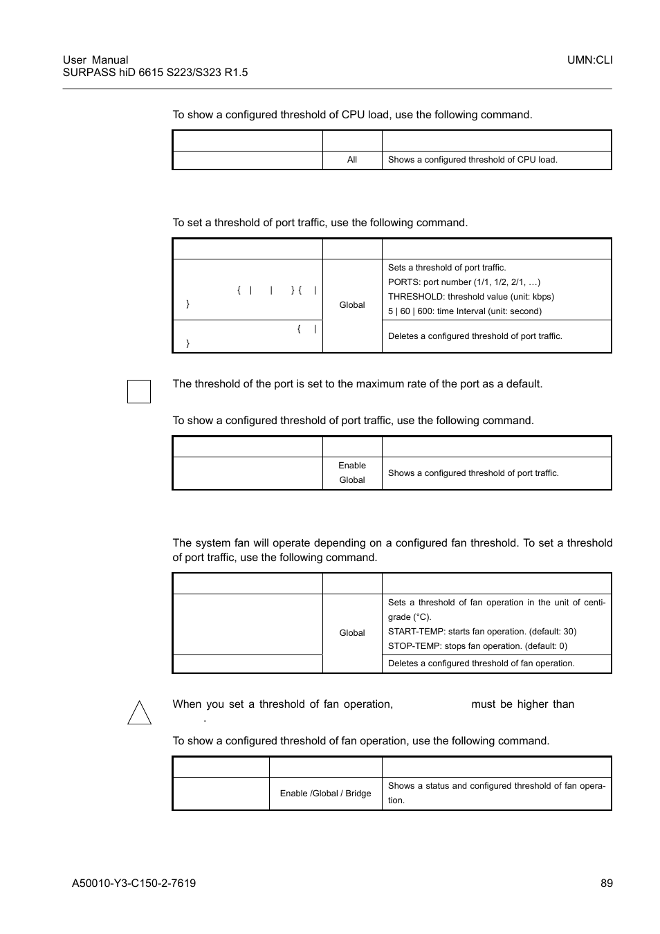 2 port traffic, 3 fan operation, 2 port traffic 6.1.12.3 fan operation | Siemens S223 User Manual | Page 89 / 381