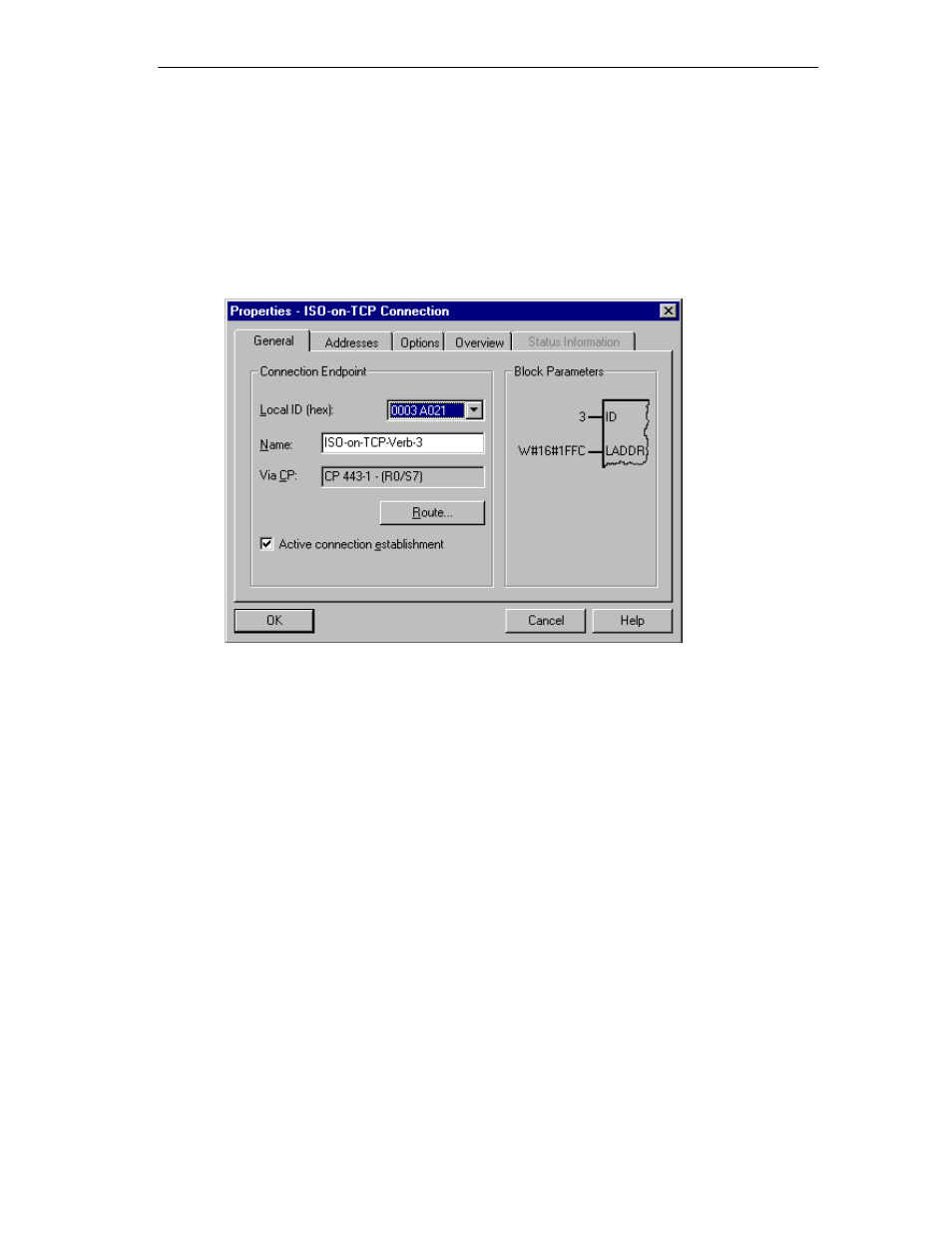 1 specifying the local connection endpoint | Siemens Simantic Net NCM for Industrial Ethernet S7 User Manual | Page 111 / 222