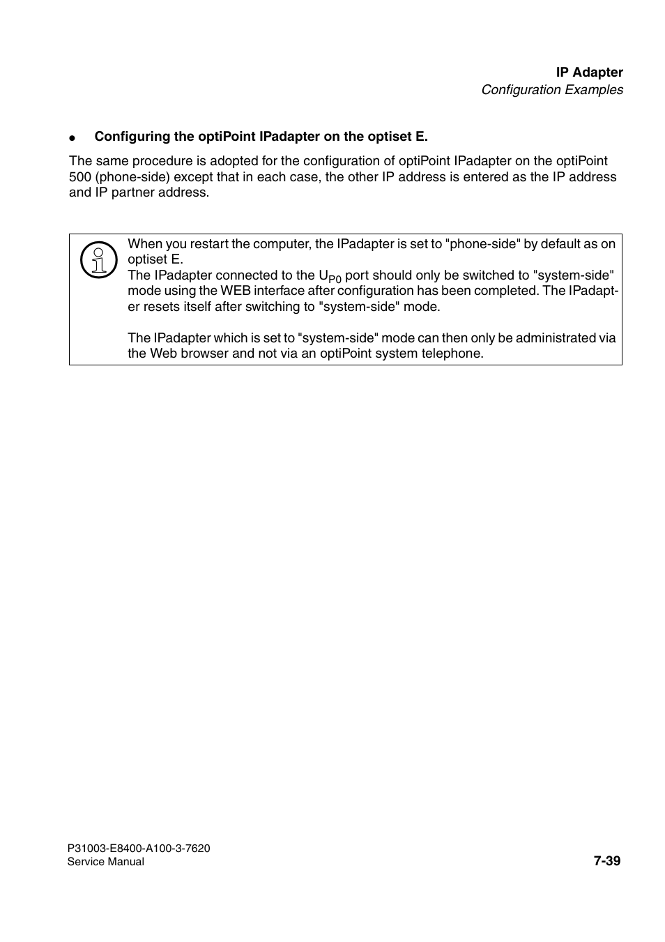 Siemens OPTIPOINT 500 User Manual | Page 103 / 120