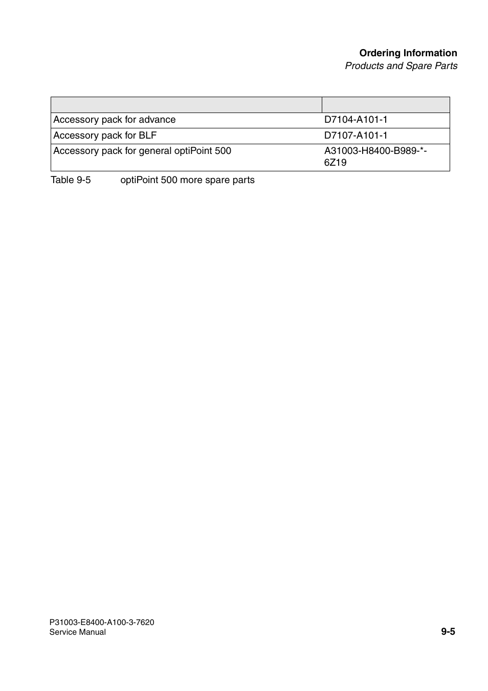 Siemens OPTIPOINT 500 User Manual | Page 111 / 120