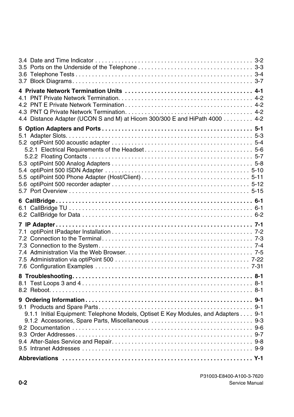 Siemens OPTIPOINT 500 User Manual | Page 4 / 120