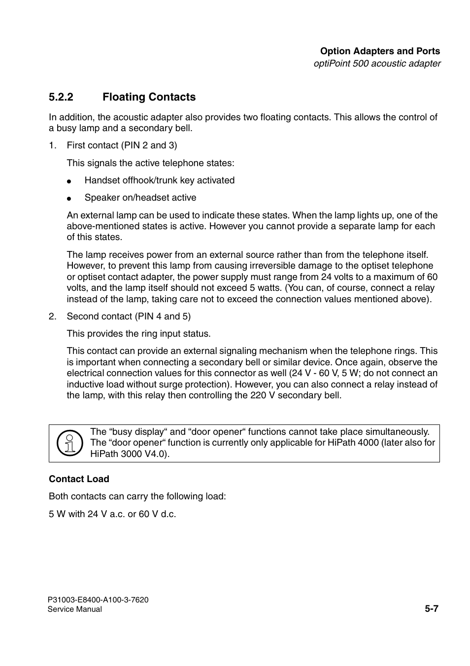 Siemens OPTIPOINT 500 User Manual | Page 53 / 120