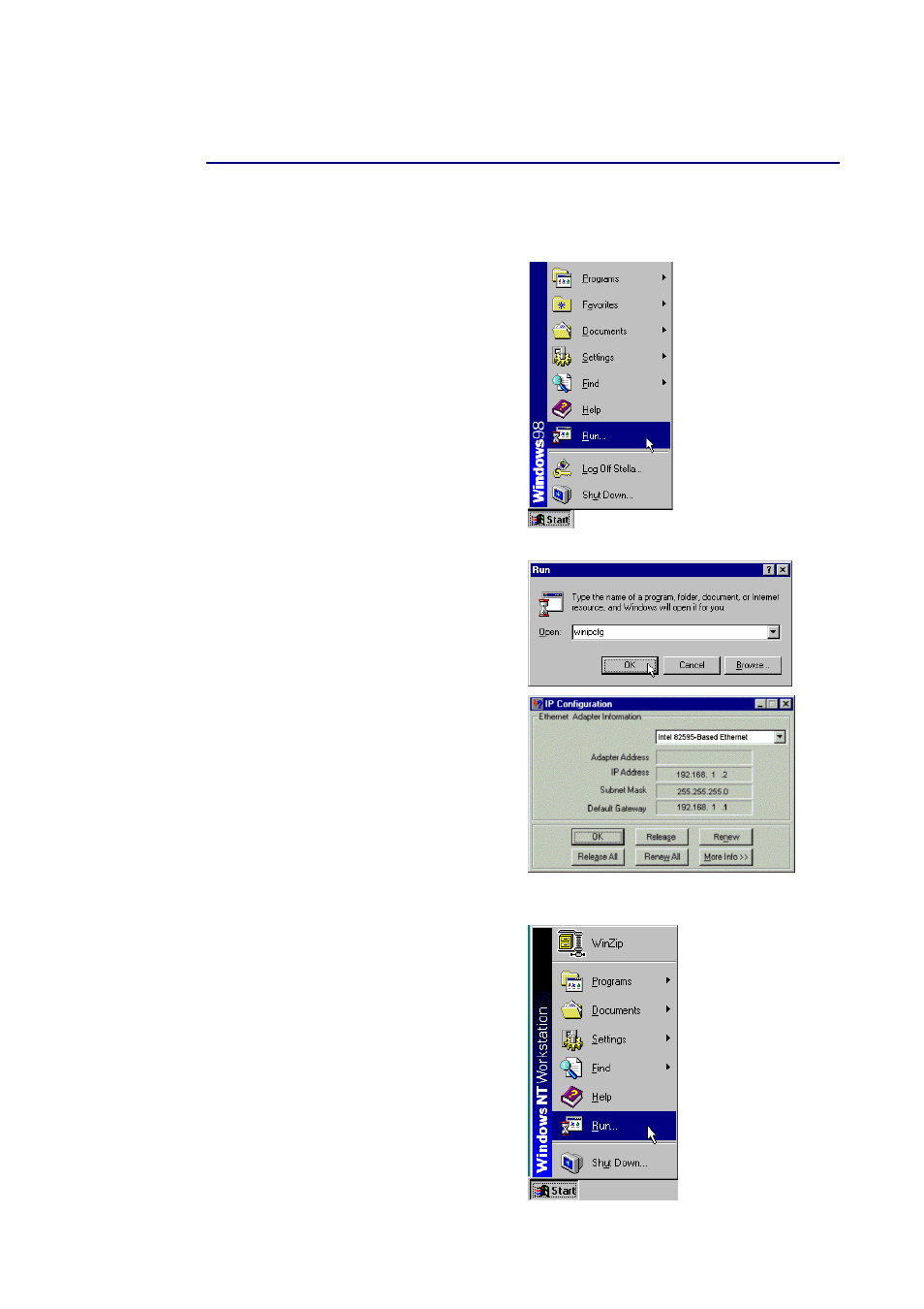 Renew ip address on client pc | Siemens CL-010-I User Manual | Page 30 / 104