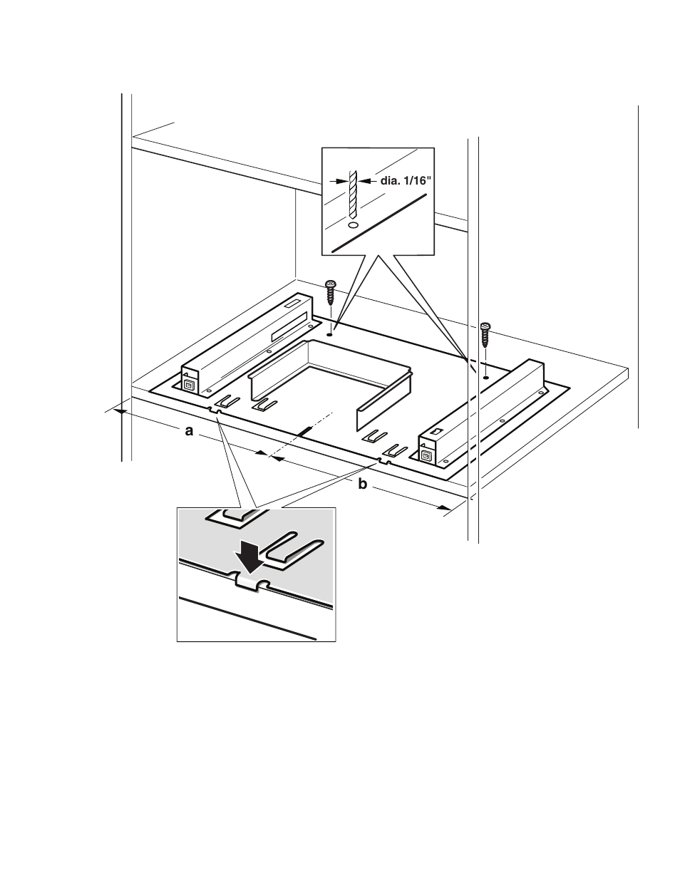Prepare cabinet cutout | Siemens HF25C530 User Manual | Page 10 / 44