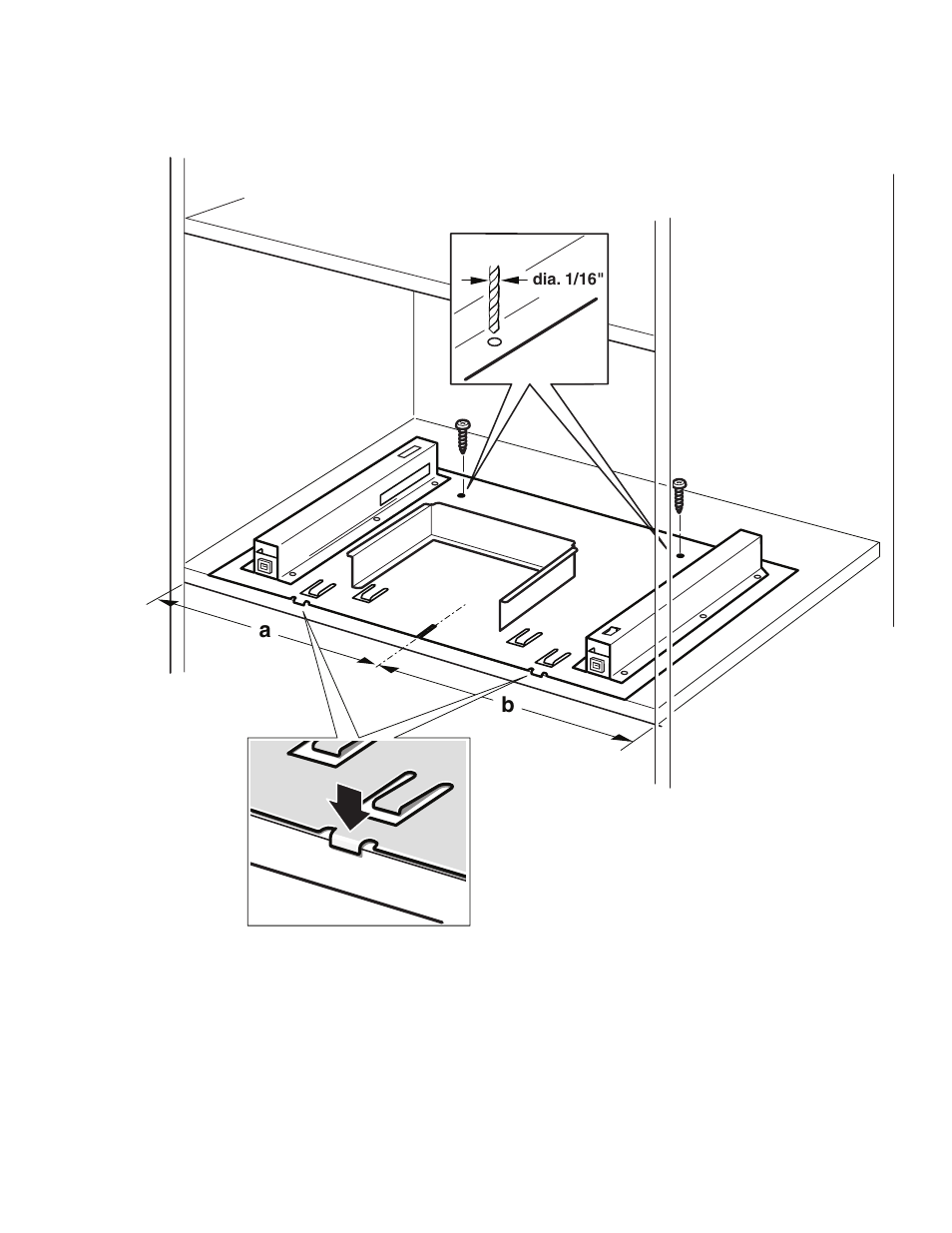 Préparation de la découpe de l'armoire | Siemens HF25C530 User Manual | Page 23 / 44