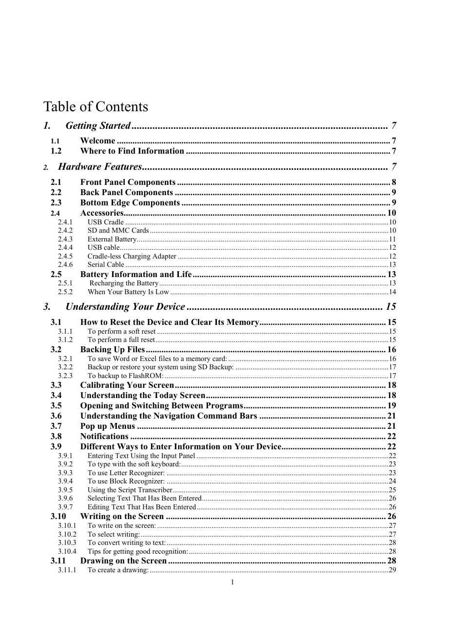 Siemens SX56 User Manual | Page 13 / 138