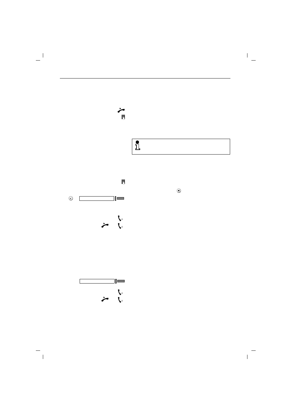 Outgoing and incoming calls | Siemens 70isdn User Manual | Page 58 / 118