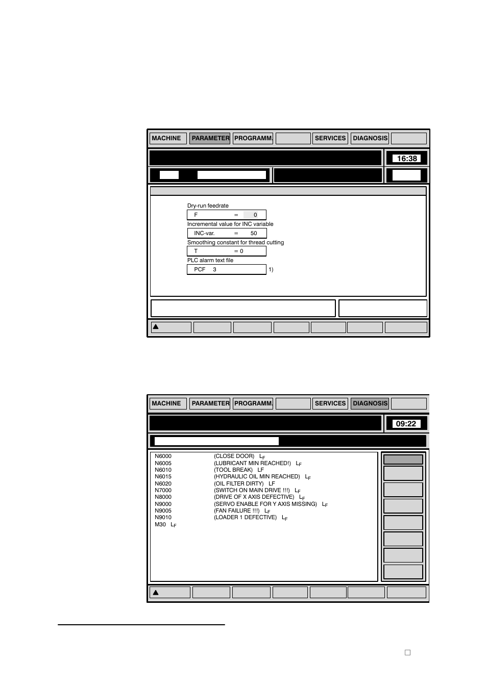 Setting data for pcf files | Siemens SINUMERIK 840C User Manual | Page 127 / 1154