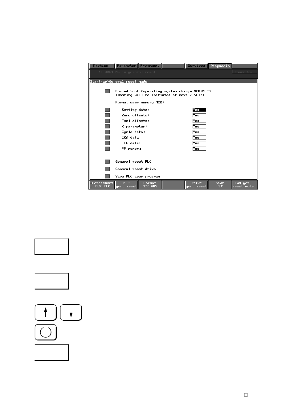 4 general reset (as from sw 3) | Siemens SINUMERIK 840C User Manual | Page 35 / 1154