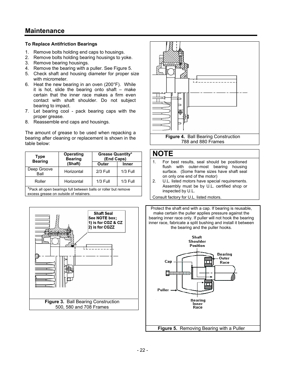 Maintenance | Siemens CGZ User Manual | Page 23 / 34