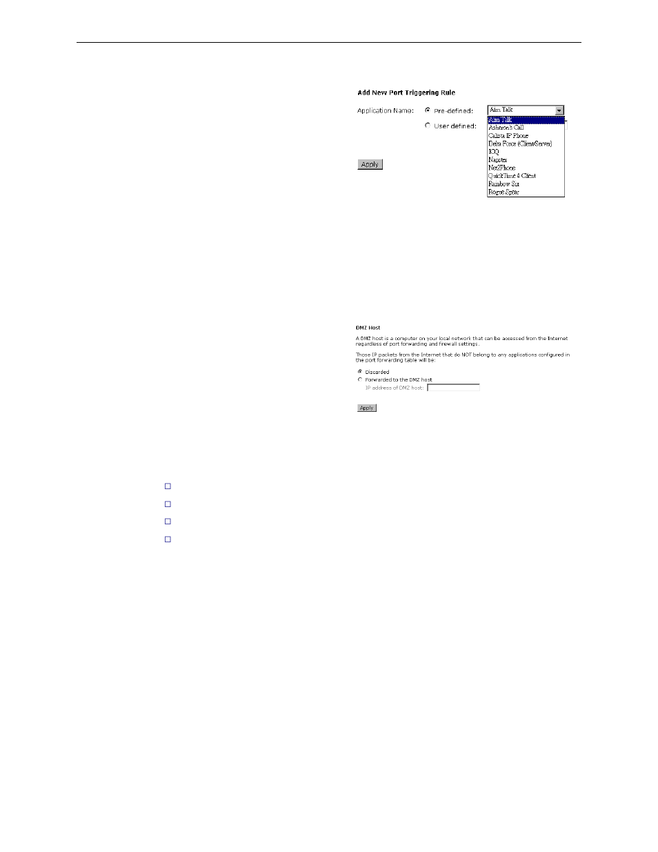 Virtual server - dmz host | Siemens CL-110 User Manual | Page 85 / 111