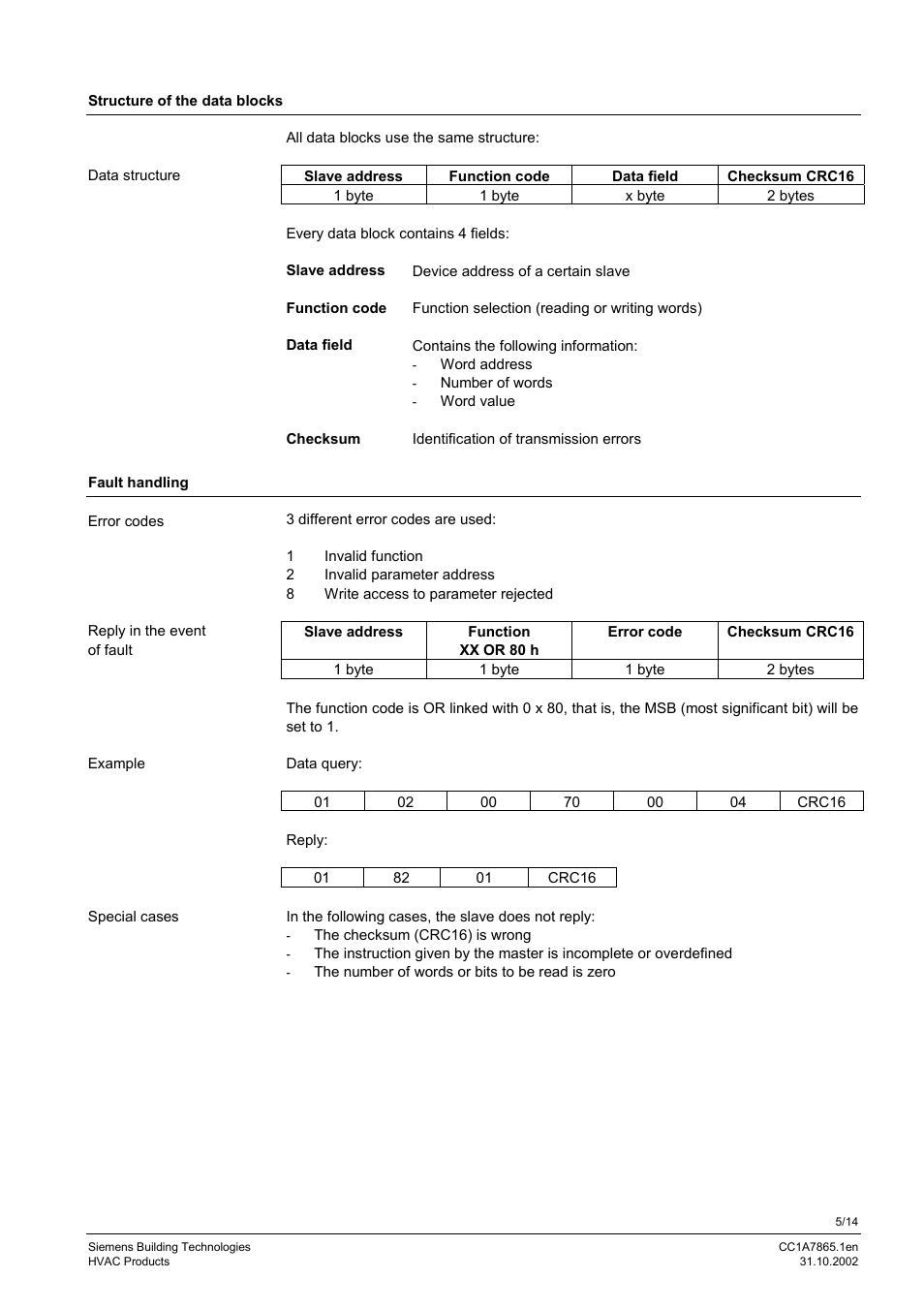 Siemens RS-485 User Manual | Page 5 / 14