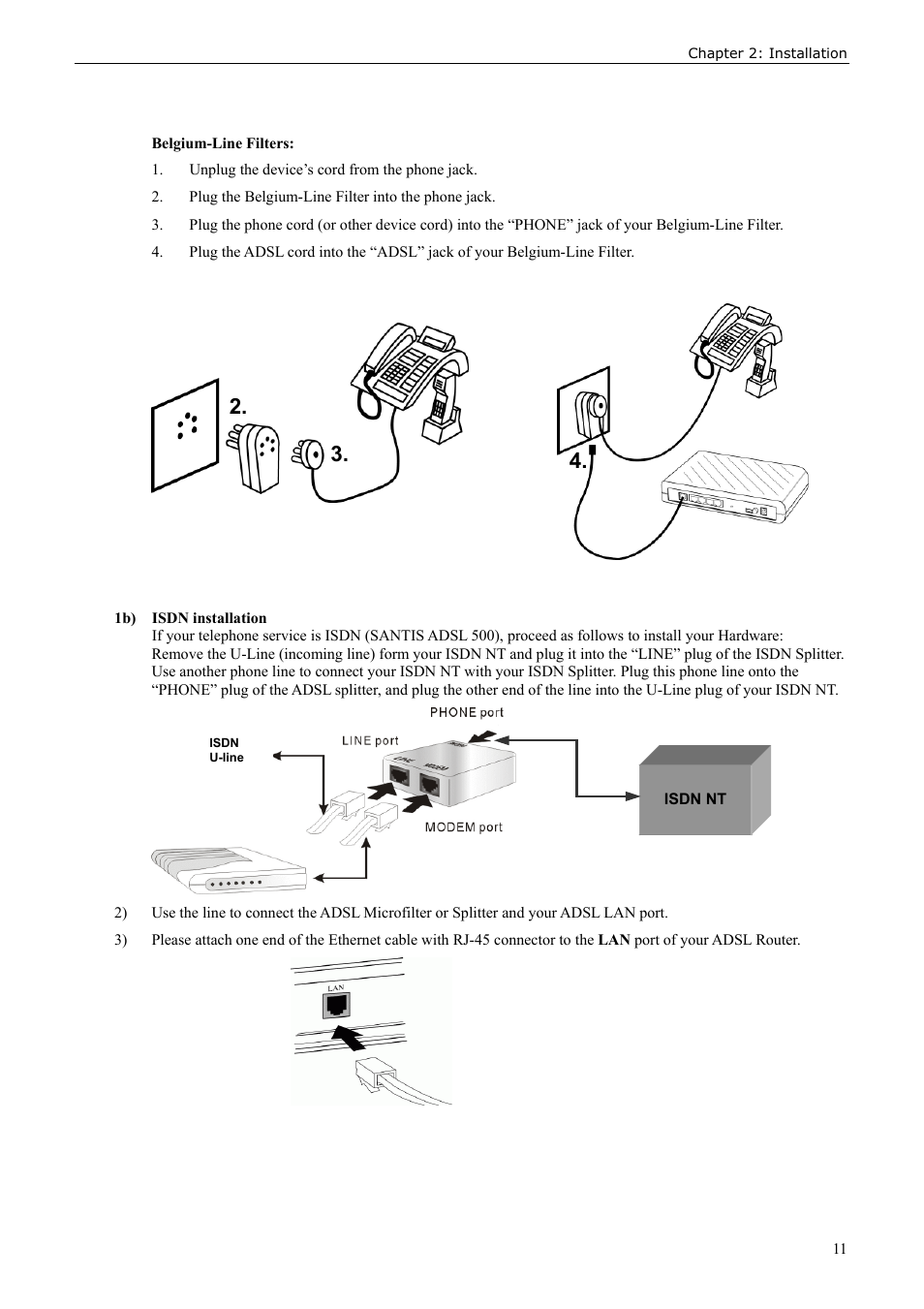 Siemens ADSL 50 User Manual | Page 11 / 73