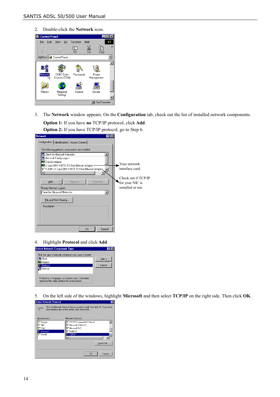 Siemens ADSL 50 User Manual | Page 14 / 73