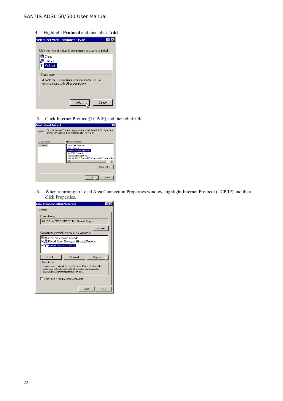 Siemens ADSL 50 User Manual | Page 22 / 73