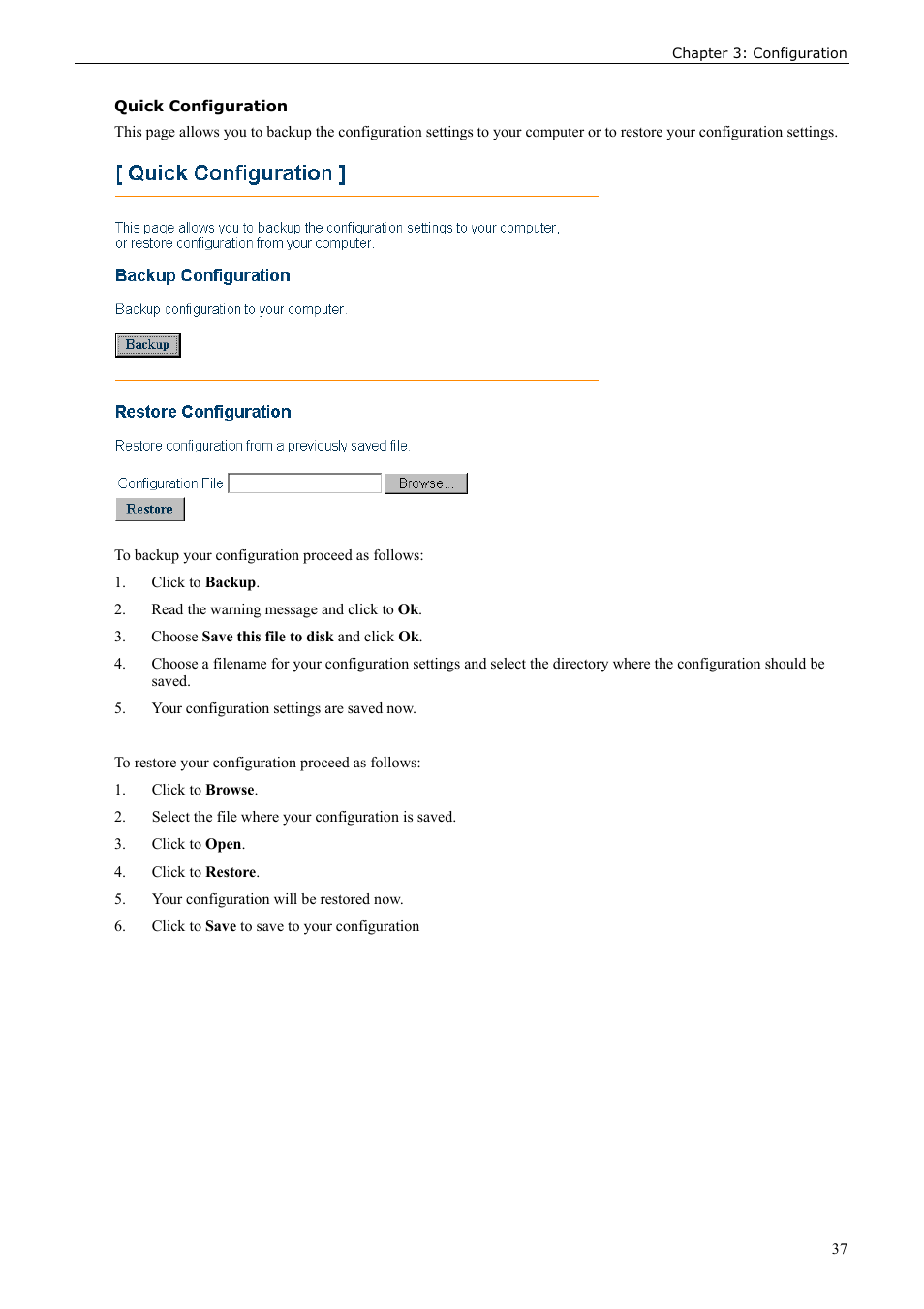 Quick configuration | Siemens ADSL 50 User Manual | Page 37 / 73