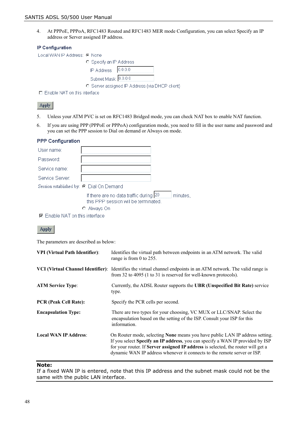 Siemens ADSL 50 User Manual | Page 48 / 73