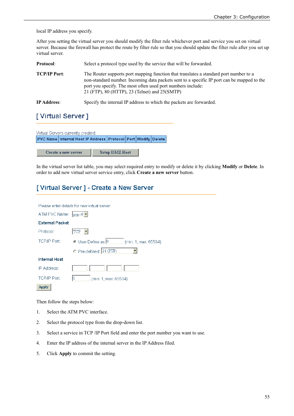 Siemens ADSL 50 User Manual | Page 55 / 73
