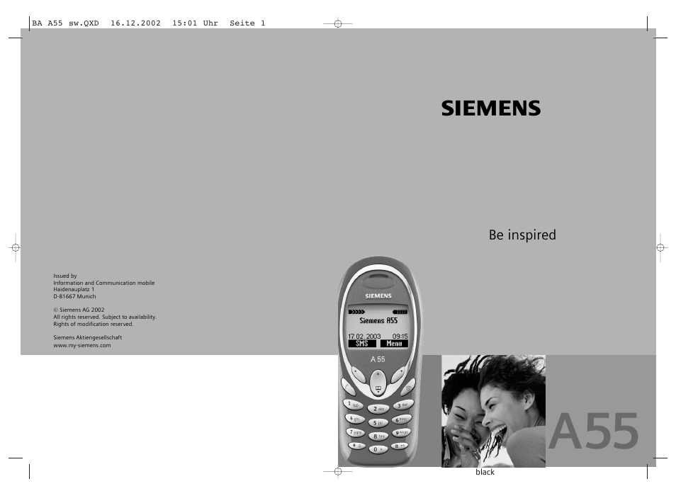 Siemens A55 User Manual | 97 pages