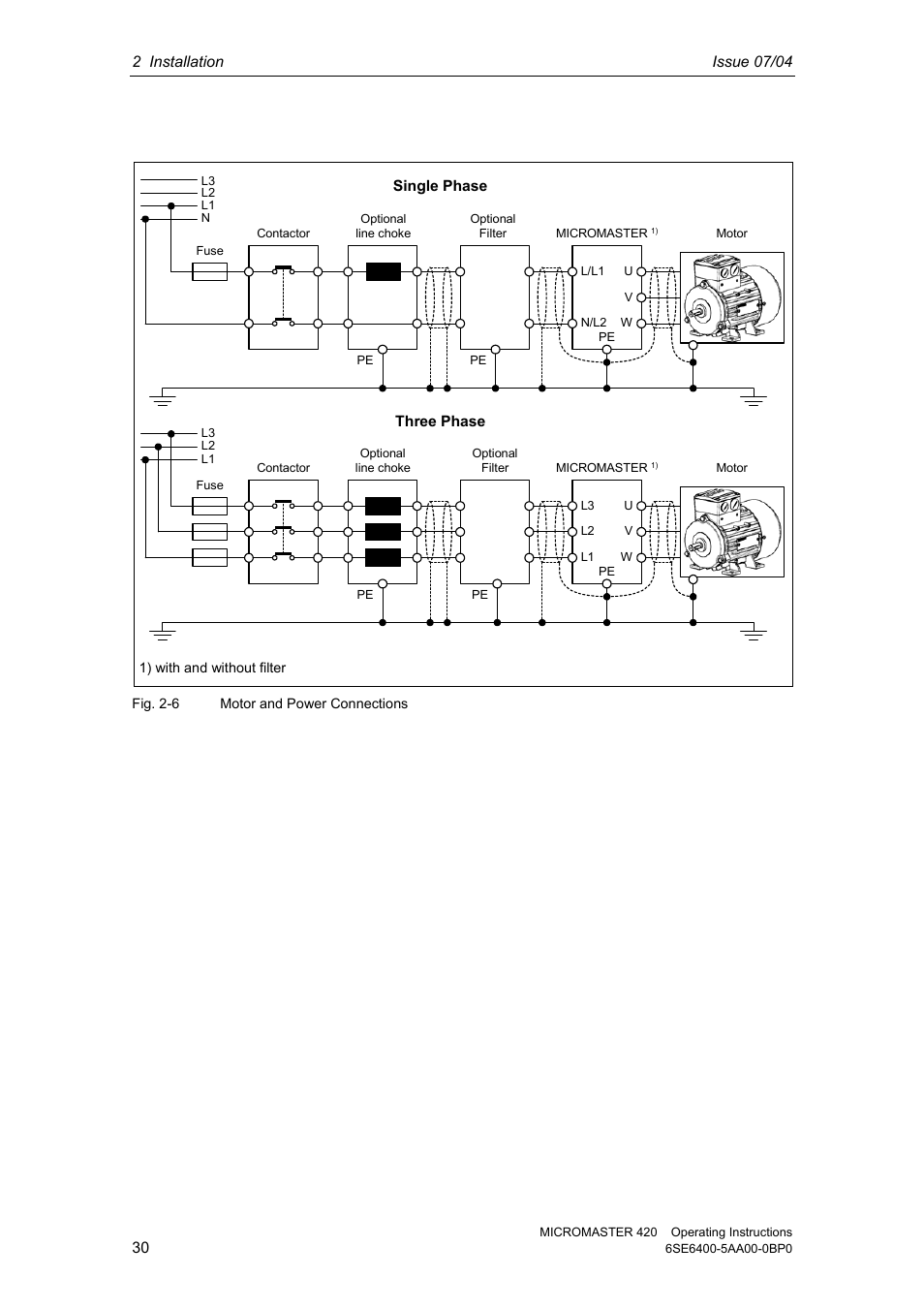 Siemens MICROMASTER 420 User Manual | Page 30 / 190